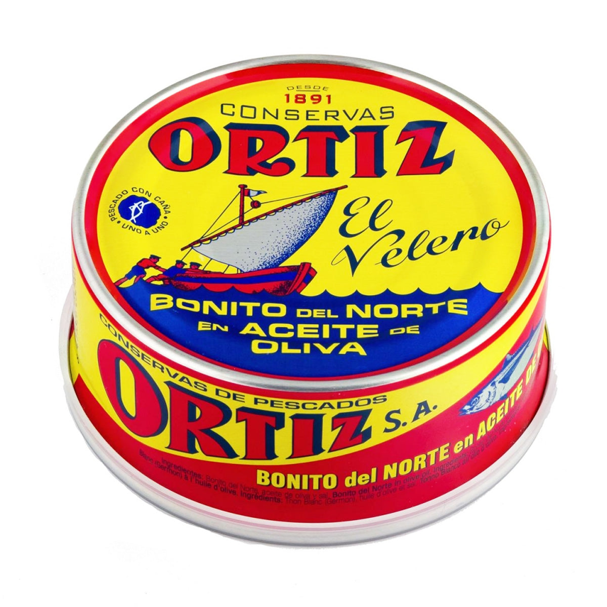 ORTIZ Bonito del Norte en aceite de oliva 175g – Mesa Del Sur