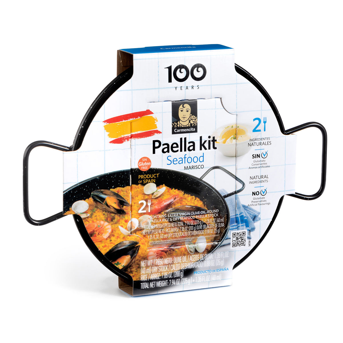 Poêle à Paella La Valenciana – 46 Cm – Épaisse – Pour 8 à 12 Personnes (neuf)