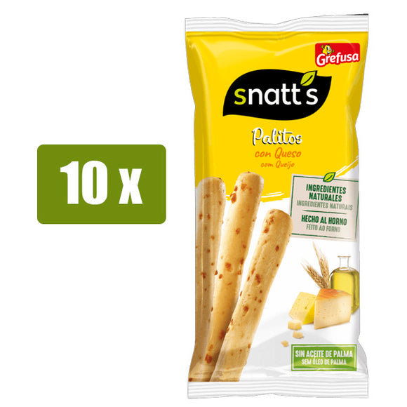 SNATT'S 10 x Palitos con queso 56gr