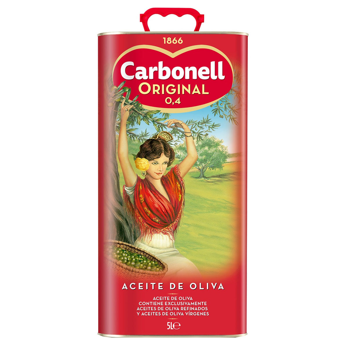 Aceite de Oliva Suave 0,4 - Garrafa 5l • Exclusivas La Capital