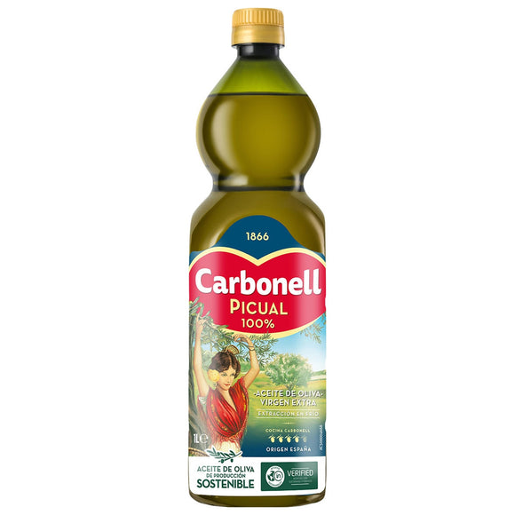 CARBONELL Aceite de oliva virgen extra 100% Picual 1L