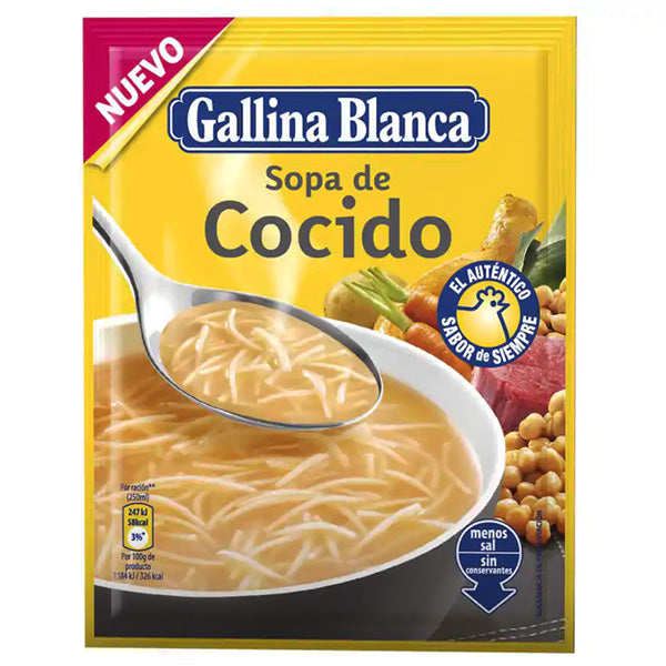 GALLINA BLANCA Sopa De Cocido 72g Mesa Del Sur gallina-blanca-sopa-de-cocido-72g-mesa-del-sur