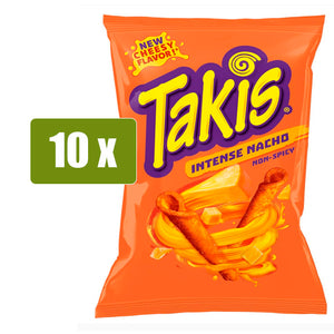 TAKIS 10 x Intense Nacho (not spicy) 140g