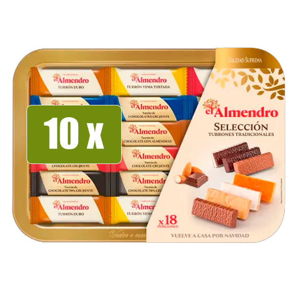 EL ALMENDRO Bandeja de Turrones Tradicionales 400g