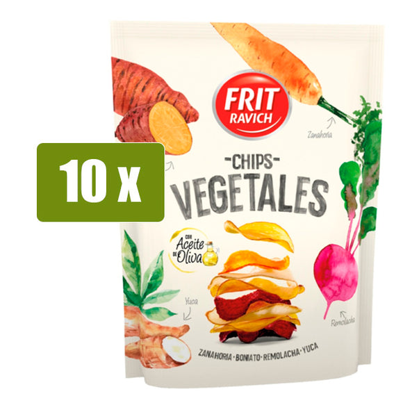 FRIT RAVICH 10 x Chips Vegetales 70g