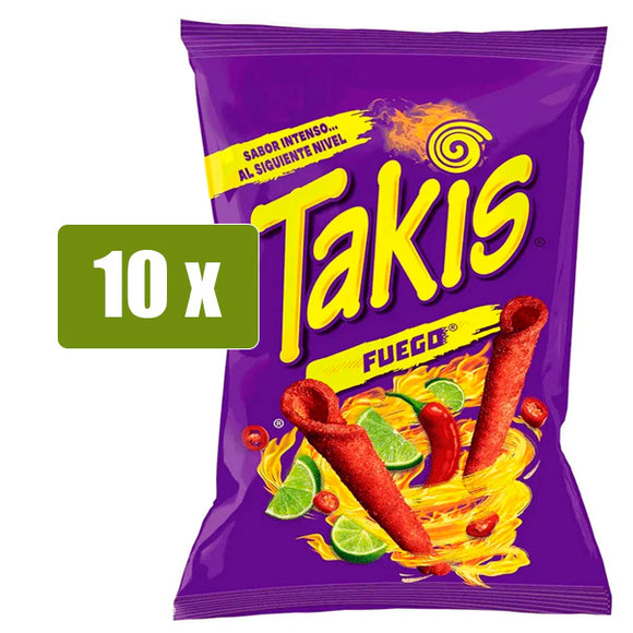 TAKIS 10 x Fuego 130g