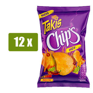 TAKIS 12 x Chips Hot 80g