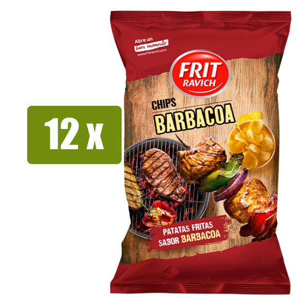 FRIT RAVICH 12 x Chips Barbacoa 125g
