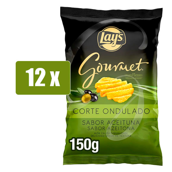 LAY´S 12 x Gourmet Sabor Aceituna 150g