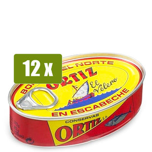 ORTIZ 12 x Bonito del norte en escabeche 112g