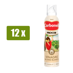 CARBONELL 12 x Vinagre Blanco Spray 200ml