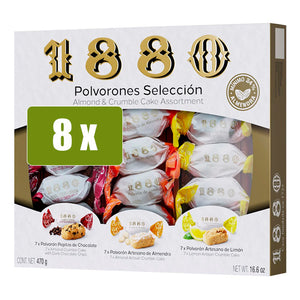 1880 6 x Polvorones Selección 470g