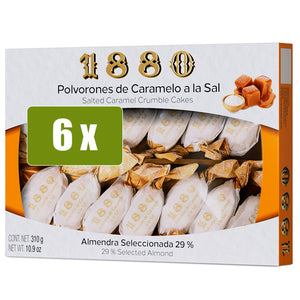 1880 6x Polvorones de Caramelo a la Sal 310g