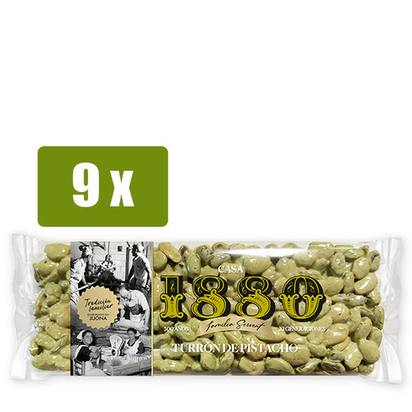 1880 9x Turrón de pistacho 230g