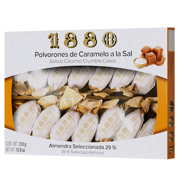 1880 Polvorones de Caramelo a la Sal 310g