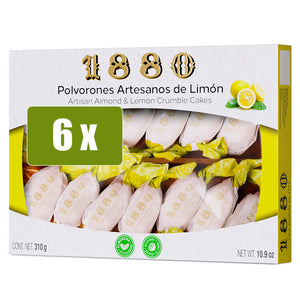 1880 6x Polvorones de Limón 310g