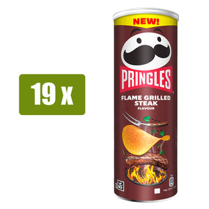 PRINGLES 19 x Flame Grilled Steak 165g