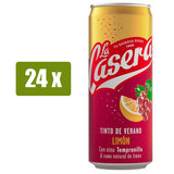 LA CASERA Tinto de verano con zumo natural de limón 33cl