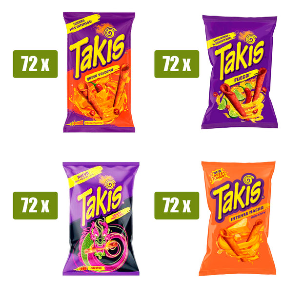 PACK MEXICANO: 288 x Takis 90g