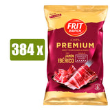 FRIT RAVICH Premium 12 x Patatas fritas sabor jamón Ibérico 150g