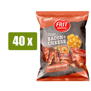 FRIT RAVICH 40 x Patatas fritas Bacon&Cheese 38g