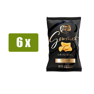 LAY'S GOURMET 6 x patatas fritas crujientes original 45g (Formato Bar / Vending)