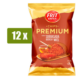 FRIT RAVICH 12x Premium Chips Sobrasada Ibérica y Miel 150g