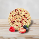 BICENTURY Tortitas de arroz con chocolate blanco y frutos rojos 132g