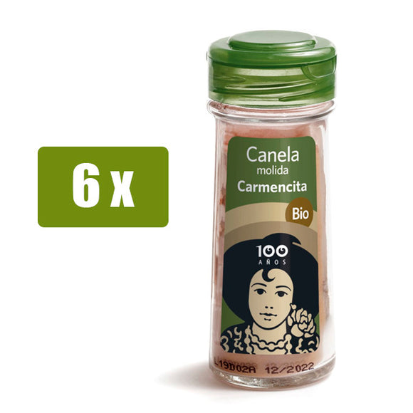 CARMENCITA 6 x Canela molida bio 38g