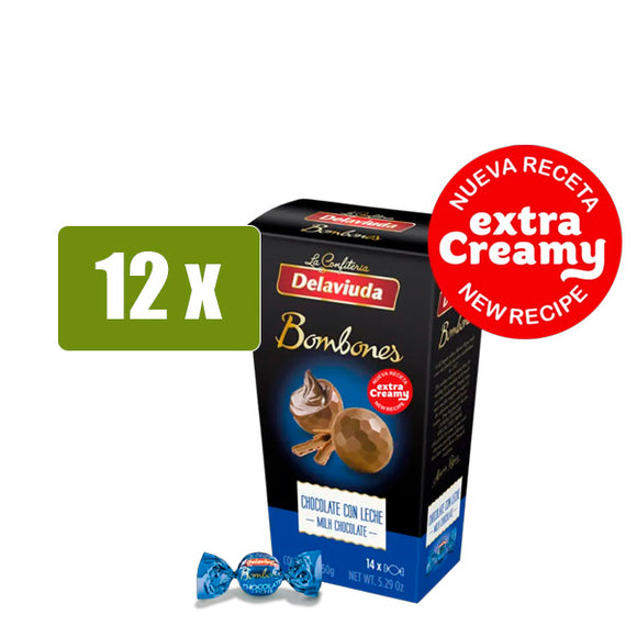 DELAVIUDA Bombones Chocolate con Leche 150g