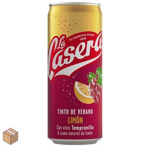 LA CASERA Tinto de verano con zumo natural de limón 33cl