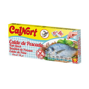 CALNORT Pastilla de caldo de pescado 12x10g