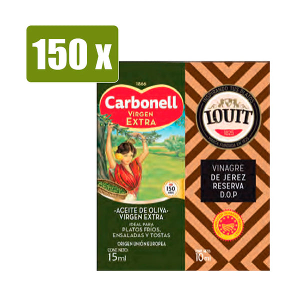 CARBONELL 150 x Conveniencia Ensaladas (Aceite + Vinagre)