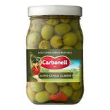 CARBONELL Aceitunas aceitunas verdes partidas aliño estilo casero 450g