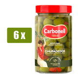 CARBONELL  Aceitunas Verdes Chupadedos 425g