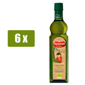 CARBONELL 6 x Aceite de oliva virgen extra ecológico 750ml