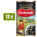 CARBONELL PERLAS DEL GUADALQUIVIR aceitunas negras sin hueso 150g