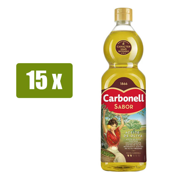 CARBONEL 15 x Sabor Aceite de oliva intenso 1L