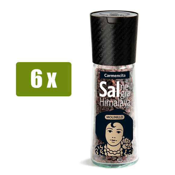 CARMENCITA 6 x Sal negra Himalaya 94g