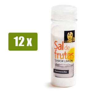 CARMENCITA 12 x Sal de frutas sabor limón 175g