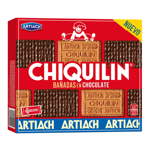 ARTIACH Chiquilín Galletas bañadas en chocolate 200g