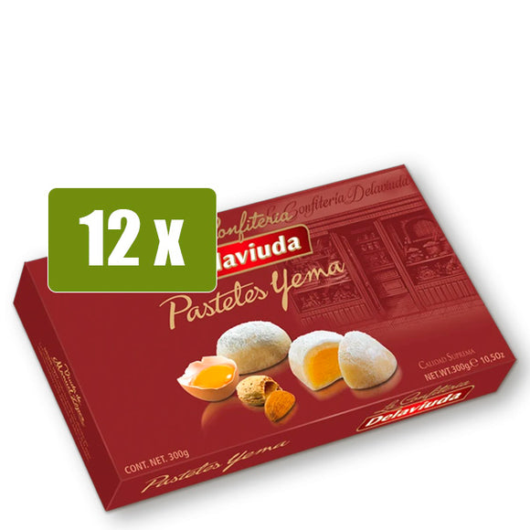 DELAVIUDA 12x Pasteles Yema 300g