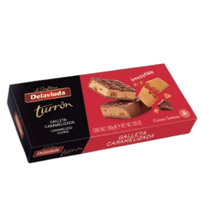 DELAVIUDA Turrón Galleta Caramelizada 200g