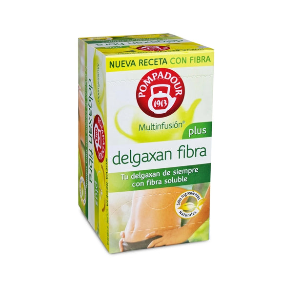 POMPADOUR Delgaxan Fibra Plus 20 sobres