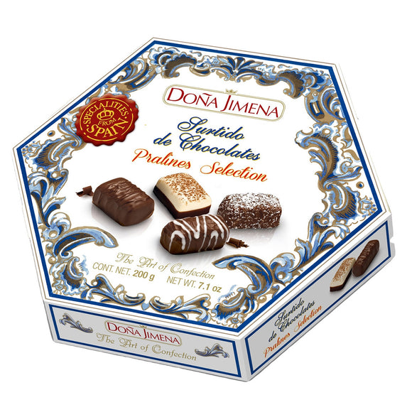 DOÑA JIMENA Surtido de chocolates pralinés selección 200g
