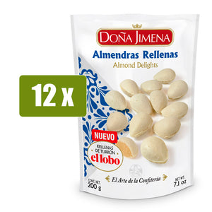 DOÑA JIMENA 12x Almendras Rellenas 200g