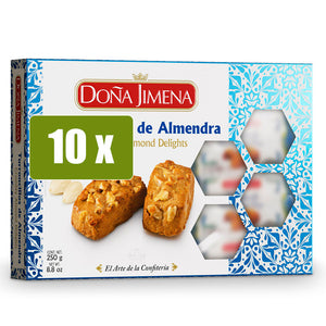 DOÑA JIMENA 10x Turroncillos de Almendra 250g