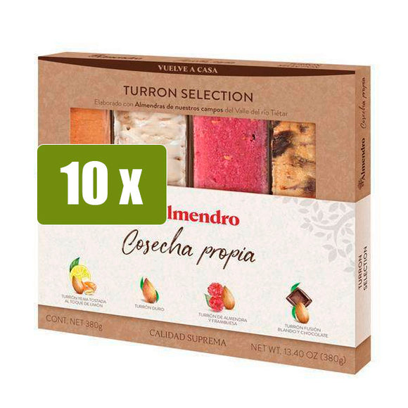 EL ALMENDRO 10x Cosecha Propria Turron Selection 380g