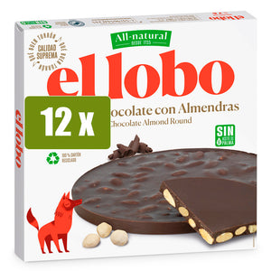 EL LOBO 12x Torta Chocolate Almendra 200g