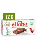 EL LOBO 12x Turrón Chocolate con Almendras 200g